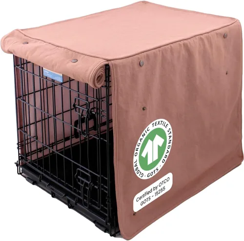 Miniatura 9 de Molly Mutt Wild Horses - Funda para jaula de perro, funda de lona 100% algodón con 2 paneles enrollables, ideal para jaula de perro o gato, Caballos