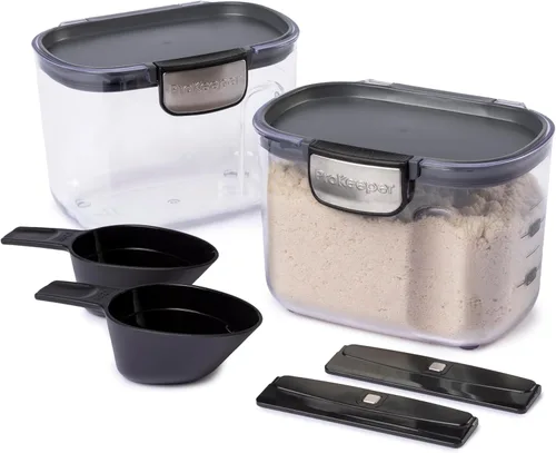 Miniatura 17 de Progressive International ProKeeper+ Juego de recipientes de almacenamiento de alimentos de plástico transparente herméticos para la cocina