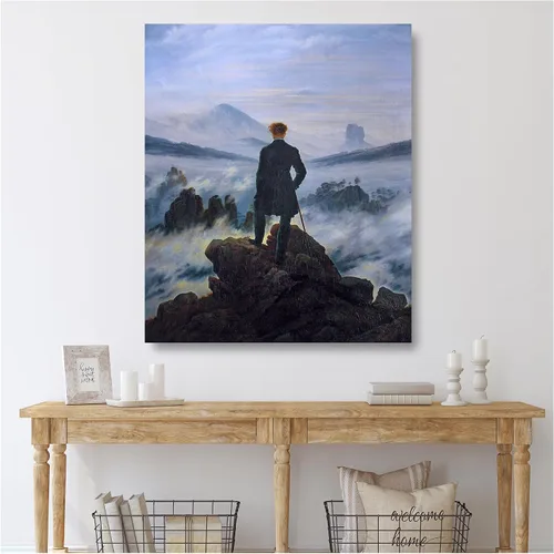Miniatura 540 de A&T ARTWORK Campo de trigo con cipreses de Van Gogh Las reproducciones de arte clásico mundial, impresiones en lienzo giclée para decoración