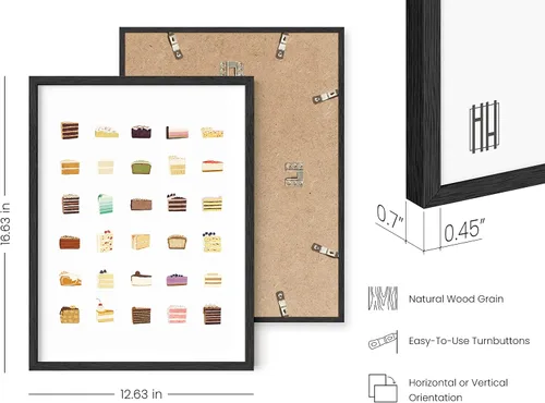 Miniatura 3 de HAUS AND HUES Piezas de arte de pared de cocina para tartas - Decoración de pastelería, regalo de chef, impresión de imagen de cocina