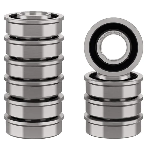 Miniatura 5 de XiKe Rodamiento de 5/8" (Paquete - 10), ID 5/8" x OD 1-3/8" - Rodamiento para cortadoras de césped y carretillas y carros - Rodamiento de bolas