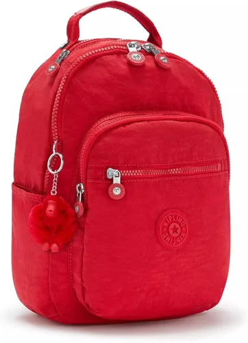 Miniatura 5 de Kipling Mochila para tablet pequeña de Seúl para mujer, Rojo rouge, 6"L X 8.25"H X 2"D, Seoul - Mochila pequeña para tablet Rojo (red rouge)