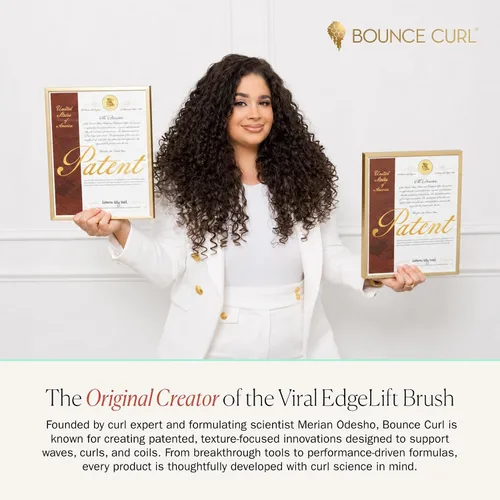 Miniatura 6 de Bounce Curl - Acondicionador desenredante hidratante para cabello rizado fino y medio, aceite de aloe y semillas negras, color seguro, sin silicona