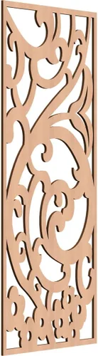 Miniatura 70 de Bridgewater - Paneles de pared decorativos de madera con calado, 9 3/8 pulgadas de ancho x 24 3/8 pulgadas de alto x 1/4 de alto, nogal