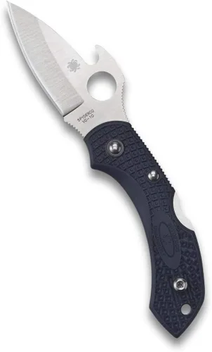 Spyderco Dragonfly 2 Navaja de bolsillo plegable con hoja de acero VG-10 de 2.2 pulgadas y mango FRN - Cuchillo EDC para hombres y mujeres, perfecto