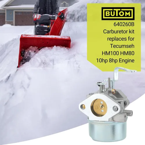 Miniatura 2 de Carburador 10HP HM80 compatible con Tecumseh 10hp 8hp HM100 Kit de reconstrucción de carburador 640260 640260A 640260B 632689 HM85 HM90 LH358