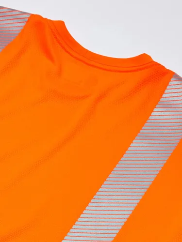 Miniatura 7 de Carhartt Camiseta ligera de manga larga con 3 bolsillos para hombre, de alta visibilidad, ajuste relajado, de alta visibilidad