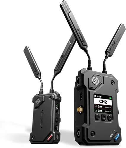 Miniatura 7 de Hollyland Cosmo C2 - Sistema de transmisión de video inalámbrico HDMI/SDI, 900 m, 33 ms, 1080P60, 5G, imagen y audio, cambio de frecuencia sin