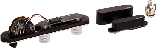Miniatura 2 de EMG T SYSTEM Juego de captadores precableados para guitarra Telecaster Plus sistema de placa de control, Negro