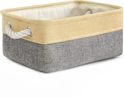 Miniatura 55 de TheWarmHome Contenedores de almacenamiento para estantes, tamaño mediano, 3 unidades, 13.8 pulgadas de largo x 9.8 pulgadas de ancho x 6.7 pulgadas