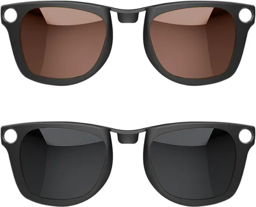 Miniatura 18 de 4 clips polarizados para Ray-Ban Meta Wayfarer y Gen 2 (RW4006/RW4012, M, 50-22), clip de decoloración para protección UV Meta Wayfarer Gen 2, juego