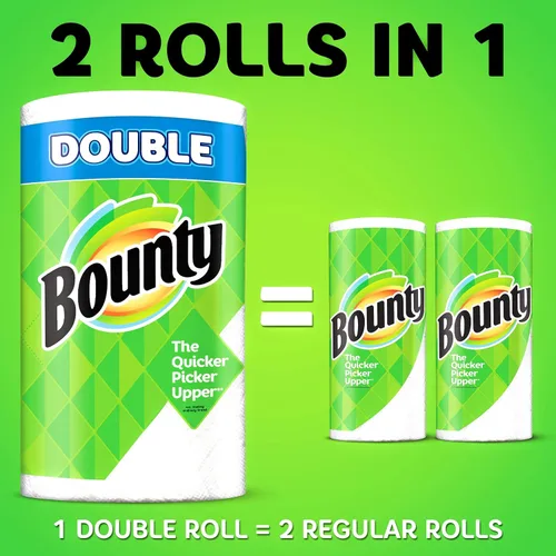 Miniatura 2 de Bounty® Select-A-Size® Toallas de papel de 2 capas, 83 hojas por rollo, paquete de 8 rollos