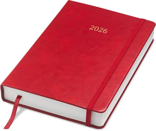 Miniatura 11 de Wykeham's Agenda diaria ejecutiva 2026 – Días festivos y formato – Personalización disponible (marrón, 6 x 4.5 pulgadas)