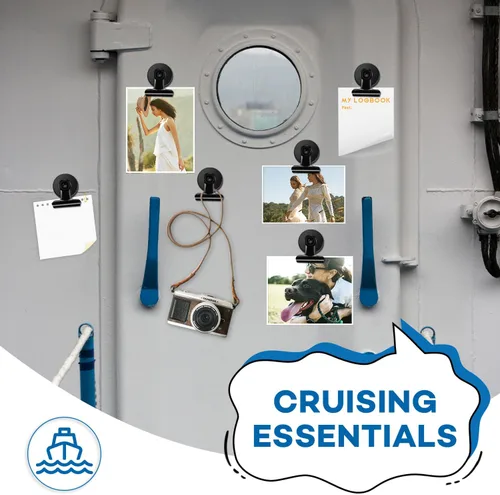 Miniatura 7 de DIYMAG Clips magnéticos, paquete de 20 imanes para nevera, marco de fotos personalizado, collage para portarretratos de crucero resistente, regalo