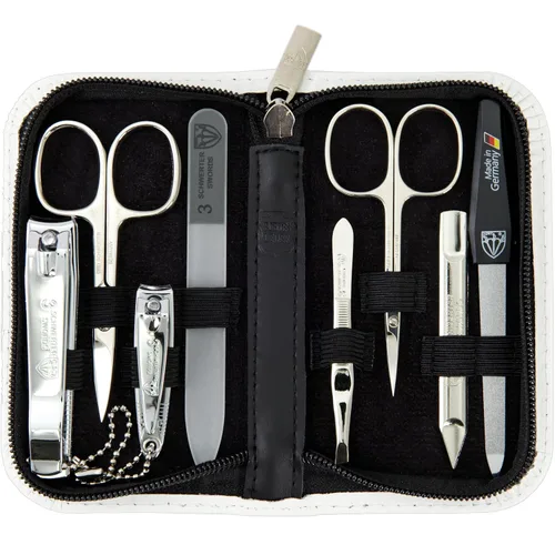 Miniatura 23 de 3 Swords Germany – Juego de 8 piezas para manicura y pedicura profesional para el cuidado de las uñas de los dedos y los dedos del pie tijeras