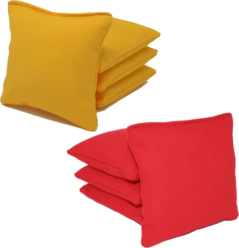 Miniatura 22 de Bolsas de cornhole con regulación ACA de Donkey Sports (personalizable) Juego de 8. Relleno de maíz. - Negro/Violeta