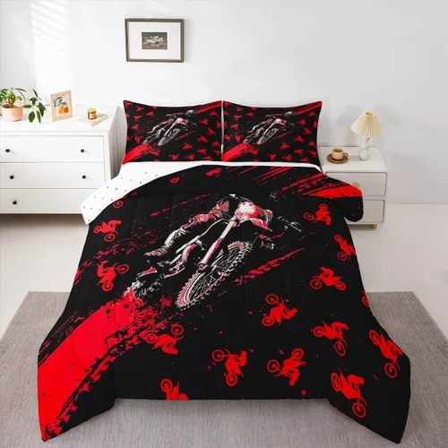 Miniatura 18 de Feelyou Lindo juego de ropa de cama de ajolote para niños y niñas tamaño twin, juego de edredón de salamandra para niños, mujeres y hombres, edredón