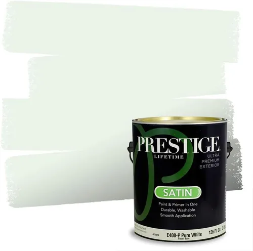 Miniatura 220 de PRESTIGE Pintura exterior e imprimación en uno, aloe, plano, 1 galón