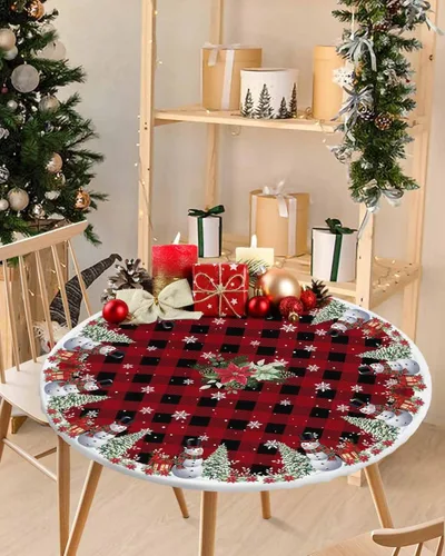 Miniatura 16 de Mantel Ajustable con Cola de Conejo de Pascua para Mesa Redonda, Cubierta de Mesa de Tulipán y Huevo de Primavera con Borde Elástico Impermeable