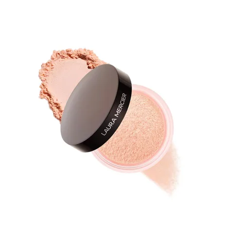 Miniatura 12 de Laura Mercier Secret Brightening - Polvo de ajuste suelto debajo de los ojos, pigmentos melocotón + rosa para iluminar la parte inferior