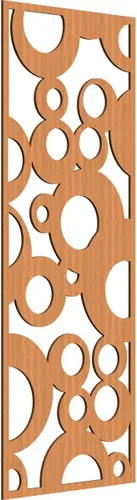 Miniatura 17 de Farwell Paneles de pared decorativos de madera con calado, 13 3/8 pulgadas de ancho x 34 3/8 pulgadas de alto x 1/4 de alto, roble rojo rojo