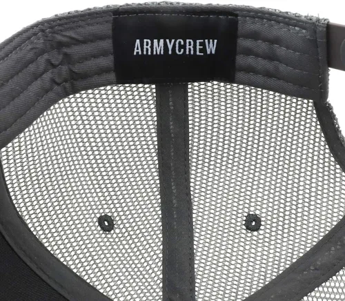 Miniatura 3 de Armycrew Gorra grande XXL en blanco Flatbill Mesh Snapback