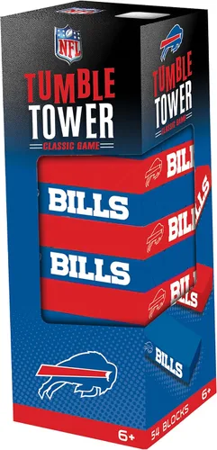 Miniatura 19 de MasterPieces Día del juego - NFL San Francisco 49ers - Torre de caída con licencia oficial, bloques de madera real