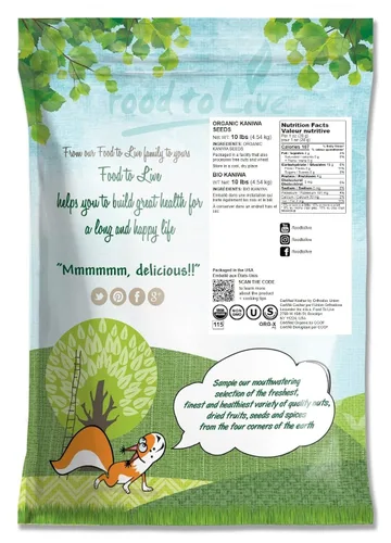 Miniatura 2 de Semillas orgánicas de Kaniwa, 10 libras, grano Canihua sin OMG, Kosher, crudo, vegano, germinable, a granel, rico en proteínas, fibra dietética
