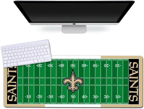 Miniatura 10 de Alfombrilla de mouse grande para juegos, bordes cosidos, alfombrilla de mouse extendida con base de goma antideslizante para computadora portátil