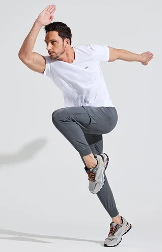 Miniatura 5 de Libin Pantalones deportivos ligeros para hombre, de secado rápido, para senderismo, correr, entrenamiento, atletismo, viajes, golf, casual