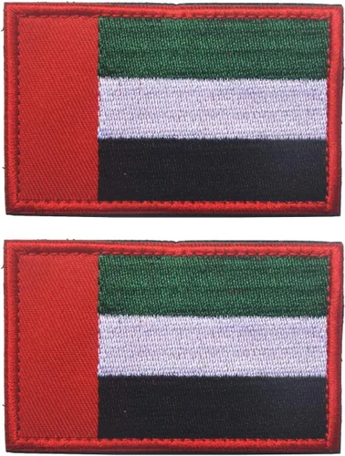Miniatura 91 de 2 parches de bandera de Japón de AliPlus bordados tácticos militares moral parche apliques gancho y bucle