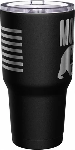 Miniatura 3 de We The People Holsters - Momma Bear - Vaso de café - Taza de viaje de café con bandera americana - Vaso grabado - Vaso termo doble - 30 onzas