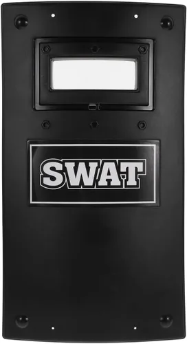 KESYOO Police SWAT Shield - Juguetes de armas para juegos de rol, accesorios de cosplay para niños, regalo de Halloween, negro, mediano