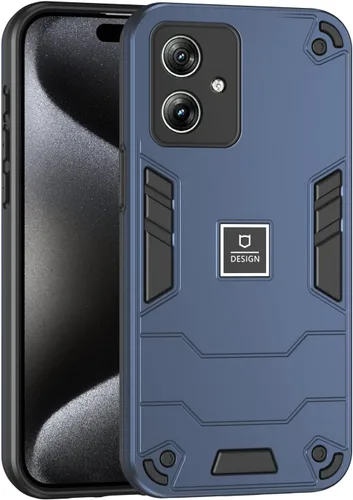 Miniatura 232 de Funda compatible con Huawei Y9 Prime (2019), compatible con Huawei Y9 Prime (2019) 4G STK-L21 2 en 1 [PC duro + TPU], funda de teléfono azul