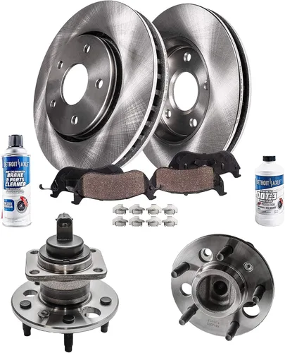 Miniatura 100 de Detroit Axle - Rotores de freno para Chrysler 200 2015 2016 2017, Rotores de freno de disco de reemplazo: 12.01" pulgadas delantero y 10.95