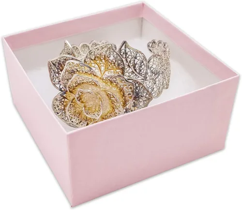 Miniatura 36 de TheDisplayGuys - Paquete de 25 cajas de cartón rellenas de algodón #33 para joyas, color rojo mate (3.5 x 3.5 x 1.0 pulgadas), para envío