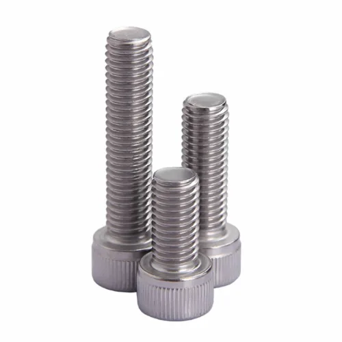 Miniatura 3 de Junter 10 tornillos de cabeza hexagonal métrica de rosca fina M8-0.039 x 0.630 in Dentado fino, acero inoxidable A2, perno Allen, totalmente