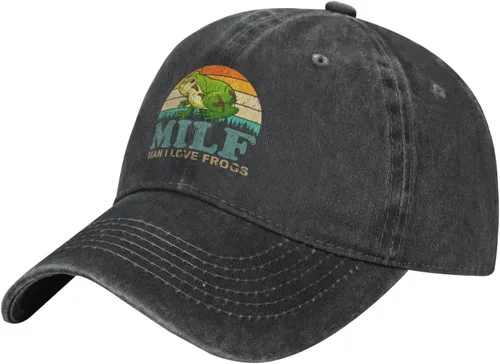 Miniatura 18 de Sombrero de ranas Hombre I Love Frogs Sombrero Hombres Gorra de béisbol Gorras ajustables