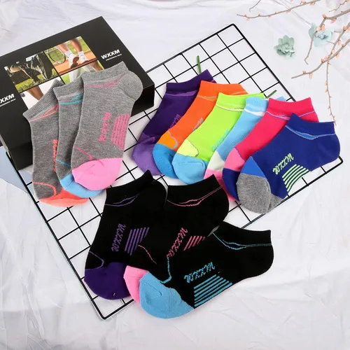 Miniatura 8 de WXXM Womens Athletic Ankle No Show Running Socks Cushioned Compression Arch Support Moisture Wicking Socks 12 Pairs