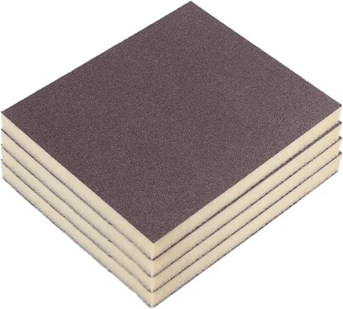 Miniatura 38 de Utoolmart 12 bloques de lijado de esponja de lijado, grano 180 húmedo, seco, lavable y reutilizable, esponja de papel de lija para muebles de 12