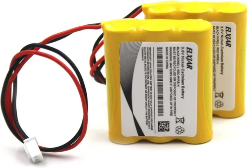 Paquete de 2 baterías de repuesto para PowerSonic A5289-1 OSA107 DISON KRH-15/51 JLEU9 Señal de salida de emergencia (2 unidades)