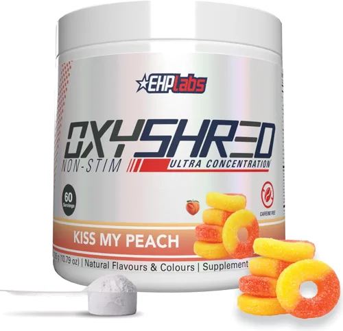 Miniatura 10 de EHP Labs OxyShred Polvo Pre Entreno Sin Estimulantes - Pre Entreno Sin Estimulación, Pre Entreno Sin Cafeína para Hombres y Mujeres - Pre Entreno