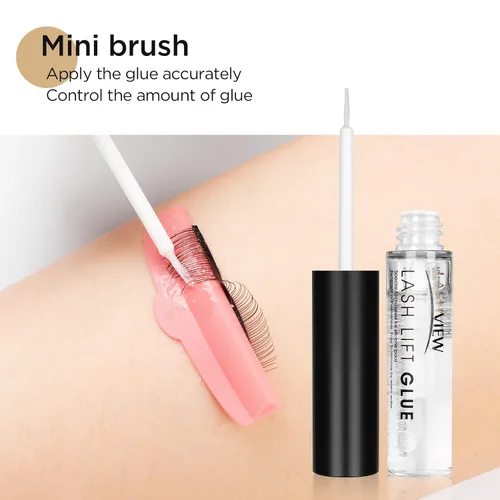 Miniatura 3 de LASHVIEW Pegamento para levantar pestañas, 2 unidades, adhesivo permanente para pestañas, sin irritación e inodoro, 0.2 fl oz*2