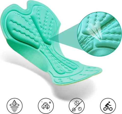 Miniatura 11 de Santic Mallas de ciclismo para hombre, pantalones acolchados, leggings de ciclo, pantalones de bicicleta reflectantes, para invierno, cálido, a