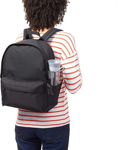 Miniatura 7 de Amazon Basics Mochila para escuela, estudio, viajes, diseño clásico duradero, bolsa de libros, color negro