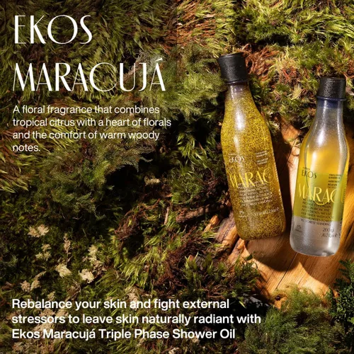 Miniatura 4 de Natura - Aceite corporal de triple fase de maracuyá – Hidratante de aceite de maracuyá para una piel suave y radiante, cuidado vegano de la piel