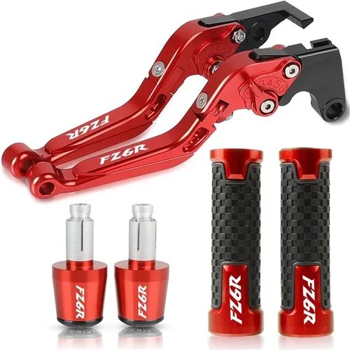 Miniatura 16 de Palancas de embrague de freno de motocicleta para manillar Yamaha FZ6R FZ 6R FZ-6R 2009 2010 2011 2012 2013 2014 2015 2016 2017 (Color : 1)