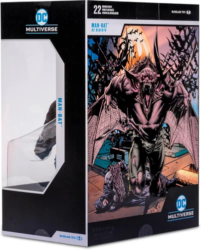 Miniatura 10 de McFarlane Toys DC Multiverse Man-Bat Mega figura de acción Hombre murciélago