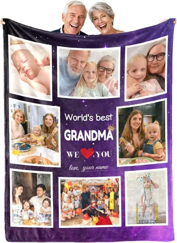 Miniatura 18 de Regalos para hija, mantas personalizadas con fotos, mejor manta para hija, manta personalizada con foto de niños, mantas personalizadas con collage