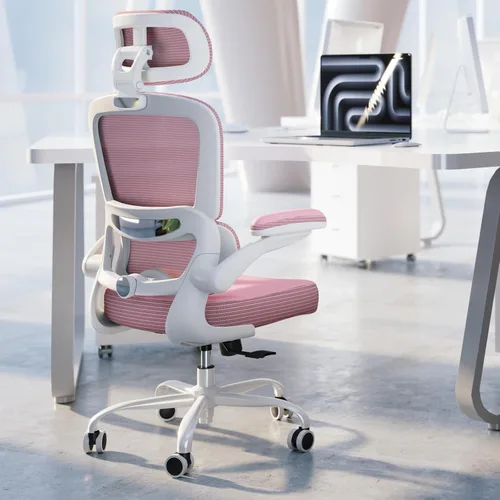 Miniatura 10 de TRALT Silla Ergonómica de Oficina - Silla de Escritorio con Reposacabezas Ajustable Soporte Lumbar Silla de Computadora - Silla Cómoda de Malla